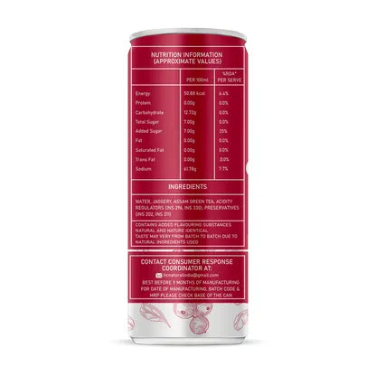 TIC Cranberry Iced Green Tea | 250ml Pack of 12