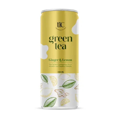 TIC Cranberry, Peach & Ginger Lemon Iced Green Tea 2 piece each | 250ml Pack of 6