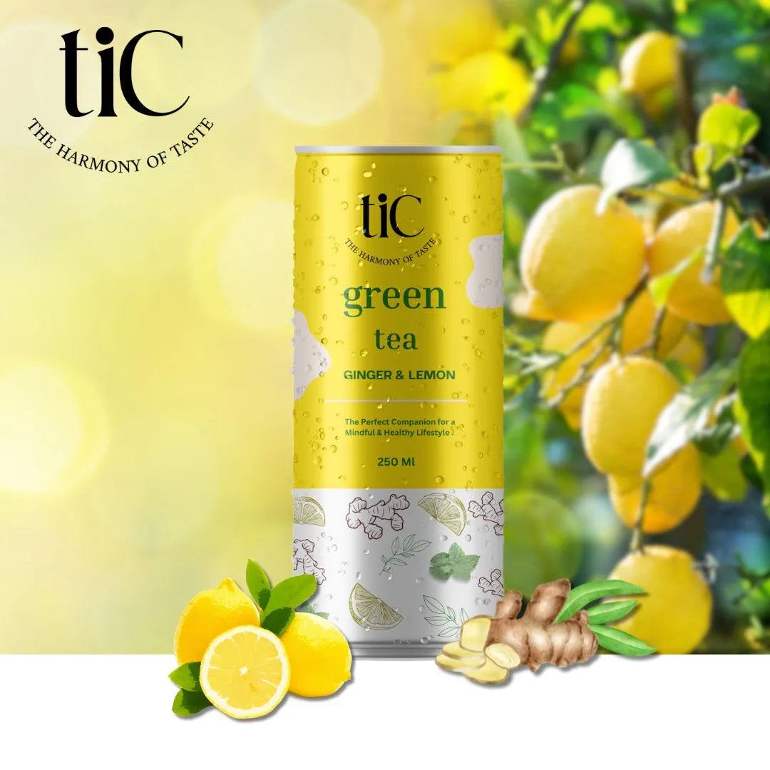 Green Tea with Lemon and Ginger